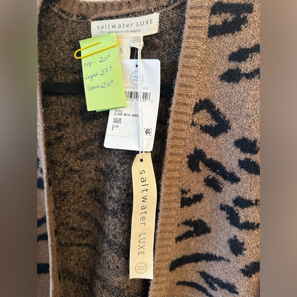 SALTWATER LUXE JULIET OPEN CARDIGAN - Picture 4 of 9